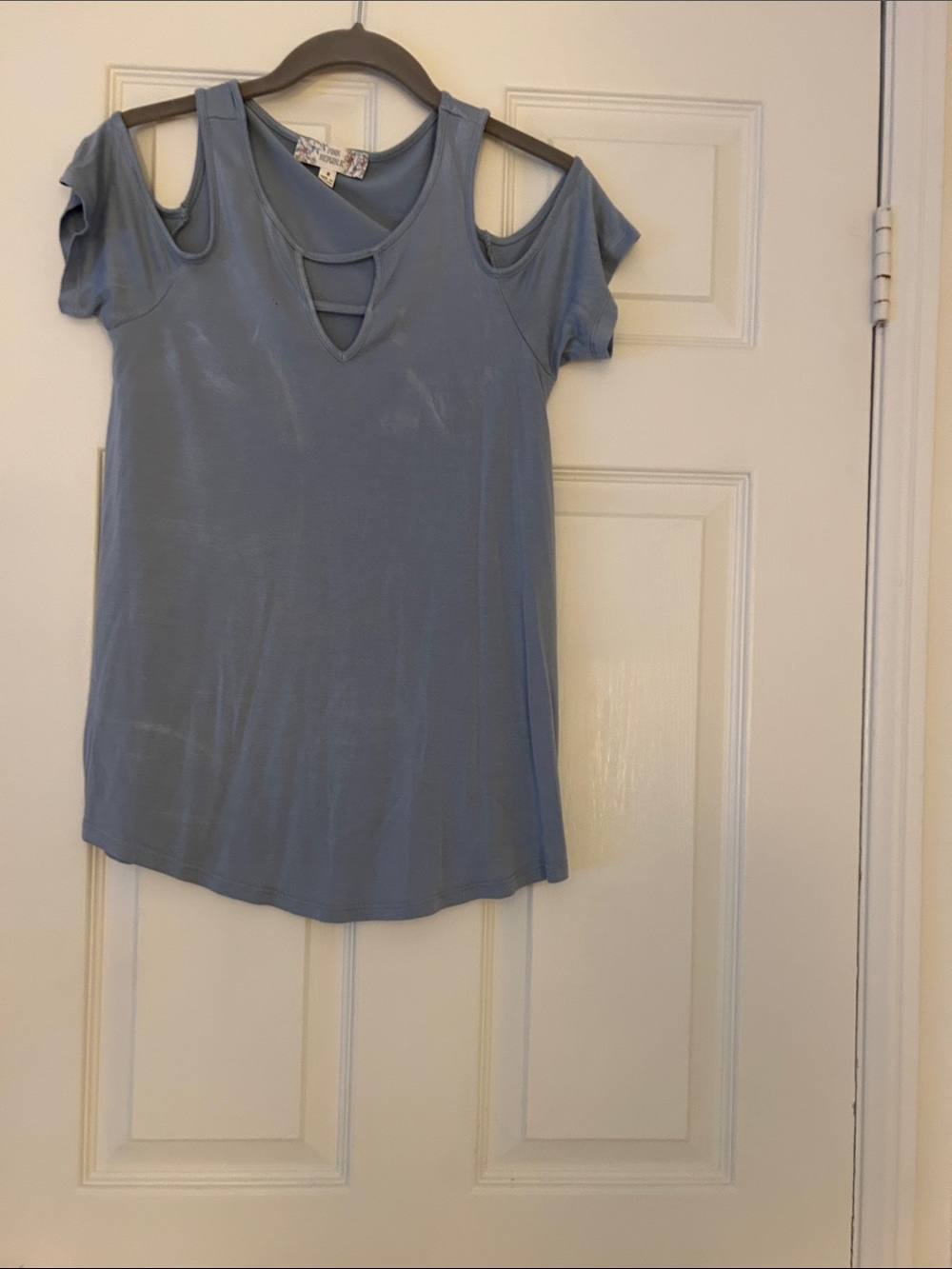 Cold shoulder blouse